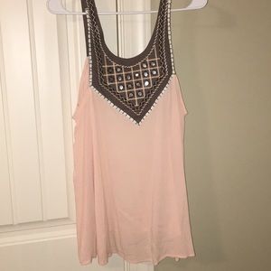 Umgee Patterned blouse tank top